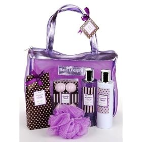 Bain D'esprit Bath Collection - Lavender Vanilla Christmas Gift Idea for Her, Valentine's Gift Idea for Her