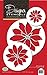 Designer Stencils C091 Poinsettia Cake Stencil, Beige/semi-transparent