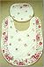Shabby Chic "Judy Rose" Quilted Bathroom 3pc Mat Set-b