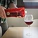 Big Betty On-The-Go Flexible Wine Bottle, Holds a Whole Bottle of Wine, 750 ml Capacity, Red