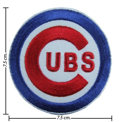 1 X Chicago Cubs Sport Logo I Embroidered Iron on Patches