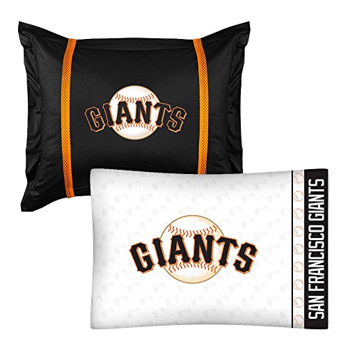 2pc Mlb San Francisco Giants Pillowcase And Pillow Sham Set