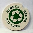 Reduce, Reuse, Recycle Car Coaster, Single