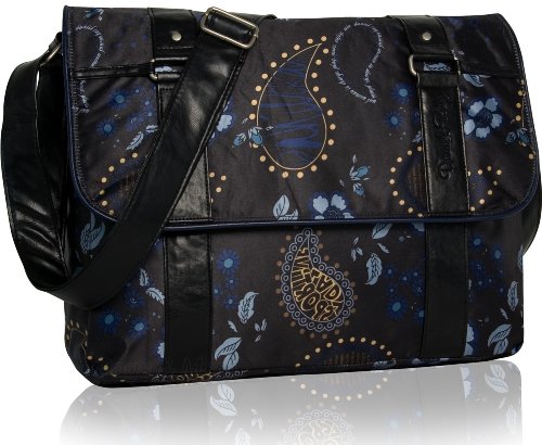 DANIEL RAY Notebooktasche BALI Umh&auml;ngetasche Damen Tasche Schwarz