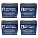 Mighty Max Battery 12V 18AH GEL Replacement Battery for A.P.C SU2200XLTNET - 4 Pack brand product