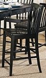 Mission Black Counter Stool (Set of 2)