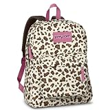  : JanSport Superbreak Backpack (White/Leopard)