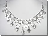 Bridal Crystal Necklace Set N1D17