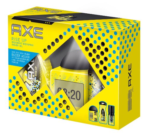 Axe Ace Geschenkset Rise Up (Deo 150 ml + Showergel 250 ml + Buzzer Wecker) Preisvergleich