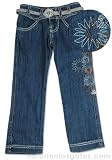 Pampolina Embroidered Jeans Belt Included