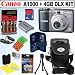 Third Party New : Canon Powershot A1000IS 10MP Digital Camera (Grey) + 4GB Deluxe Accessory Kit