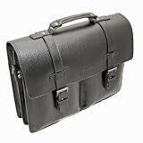 Kenneth Cole New York Leather Flapover Portfolio Briefcase 