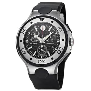 Movado 2600019 Black Thermoresin Chronograph