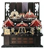 ひな人形 平安優香 作 五人飾り 三段 民芸調 1349yk 段飾り 雛人形