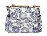 Kiwi Blue Floral Disc Messenger Diaper Bag