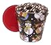 2 Qt. Pail of White Chocolate Covered Pretzels in Happy Snowmen Pail