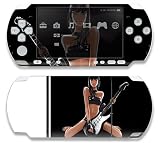 Guitar Girl Decorative Protector Skin Decal Sticker for Sony Playstation PSP Slim / PSP 3000