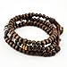 November's Chopin (TM Tribal Art Metal Tube Wood Beads Adjustable Fashion Multi Wrap Bracelet Necklace