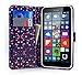 Lumia 640 XL Case, NageBee - Microsoft Lumia 640 XL Design Dual-Use Flip PU Leather Fold Wallet Pouch Case for Lumia 640 XL (Wallet Plum blossom)