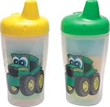 The First Years John Deere Insulated 9oz Sippy Cup, 2-Pack