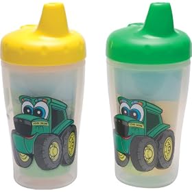 The First Years John Deere Insulated 9oz Sippy Cup, 2-Pack
