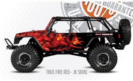 FreqEsKinz Red True Fire Wrap Axial Jeep Rubicon FRQ18032