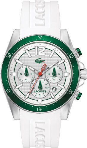 Lacoste 2010709 Seattle Silicone Mens Watch - White Dial