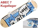 Skateboard ABEC 7 Kugellager SPITZENPRODUKT blau S2