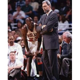 Michael Jordan and Phil Jackson Chicago Bulls 8 X 10 photo #3
