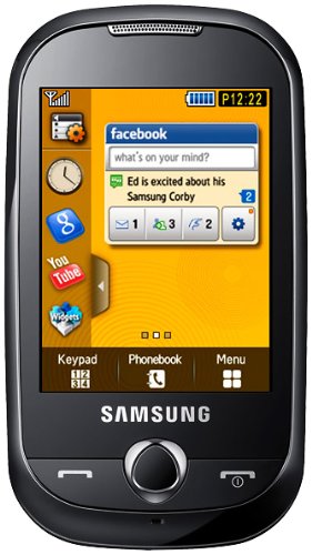 Samsung - S3650 / Corby - Téléphone portable - Ecran 2,8 - Appareil photo 2 Mpix - Lecteur MP3 / MPEG4 - Radio FM - Jaune