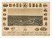 FRAMED Historic Dallas, Texas, c. 1892, Bird's Eye View Map (S) (WS)