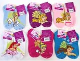 Disney Princess Ankle Socks for Girls 12 pairs (1 dozen) by Disney
