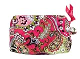 Vera Bradley Small Cosmetic Bag in Very Berry Paisley