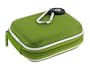 rooCASE (Med Nylon Green) Hard Shell Case with Memory Foam for Casio Exilim EX-Z40 4MP Digital Camera