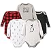 Hudson Baby Long Sleeve Bodysuits 5PK, Penguin, 9-12 Months