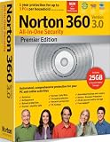Norton 360 v3.0 Premier Edition, 3 User Licence (PC DVD)