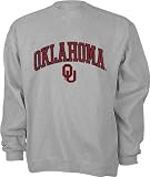 Oklahoma Sooners Grey Tackle Twill Crewneck Sweatshirt