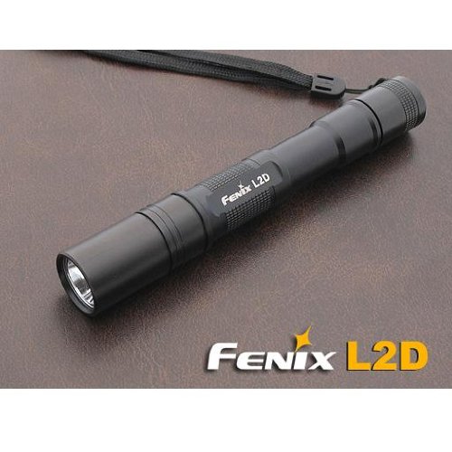 Fenix L2D-CE (Cree Edition LED) Digital LED Flashlight (6 Output levels) - 135 Lumens with 2 AA batteries