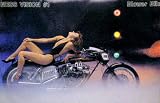 51tfFaZpl L. SL160  Hot Babe on Motorcycle ~ Classic Poster