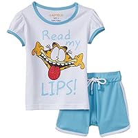 Garfield Girls' Sleepsuit (G3IN050GF_Light Blue_8 - 9 years)