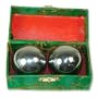 Baoding Balls Chinese Health Exercise Stress Balls Chrome Color