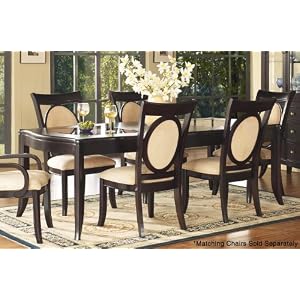 Somerton Home Furnishings 138-64 - Signature Dining Room Glass Top Dining Table