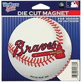Atlanta Braves - Baseball Logo In/Out Magnet MLB Pro Baseball