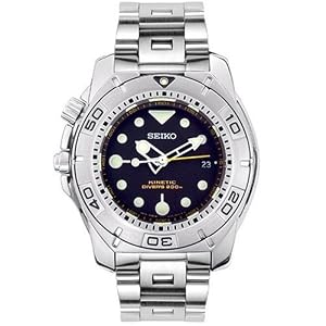 Seiko Men's Left-handed Diver's Kenetic Watch #SKA293P1