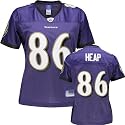 Todd Heap Purple Reebok Premier Baltimore Ravens Women's Jersey