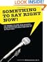 Something to Say Right Now, 101 Ready-to-Use Presentations including PowerPoint Slides