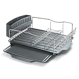 Polder KTH-600-86 4-Piece Advantage Dish Rack with Rubber Bar Mat