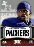2011 Topps Rising Rookies Football Card # 129 Randall Cobb RC - Green Bay Packers (RC - Rookie Card) NFL Trading Card Protective Screwdown Display Case