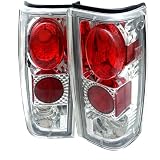 Spyder Chevy S-10 82-93 Altezza Tail Lights - Chrome