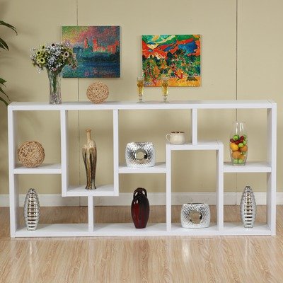 :Masima Unique Bookcase / Display Cabinet in White